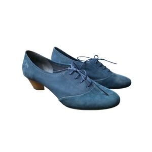 Camper Kim Blue Lace Up Heels Size 41